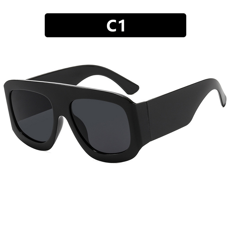 Montura de lentes en negro brillante y gris