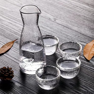 Ensembles de saké japonais motif marteau tasse en verre chauffe-vin coréen Soju tasse Tequila Pot whisky tasse vin tasses ensembles de cadeaux de luxe - Product Image 3