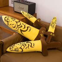 Figurine d'action Tigre à rayures de 50 cm, 80 cm, 100 cm, compagnon de confort, poupée en tissu, jouet en peluche pour enfants, garçons, filles, cadeau d'anniversaire