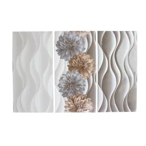 ABC Type 30 × 60 Flower Wall Ceramic Bathroom Tiles