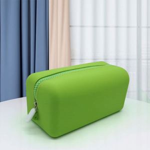 Sacs en silicone imperméables de qualité supérieure, de qualité alimentaire, pour bonbons, cosmétiques, pain, pliables, avec fermeture éclair, pochette pour pinceaux, rangement, porte-monnaie - Product Image 6
