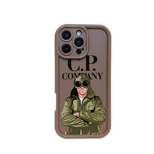 <span class=keywords><strong>Coque</strong></span> Tendance Style Français Antichoc Cp Company en TPU Souple Anti-Chute pour <span class=keywords><strong>iPhone</strong></span> 12 13 14 15 16 Pro Max Plus - Product Image 5