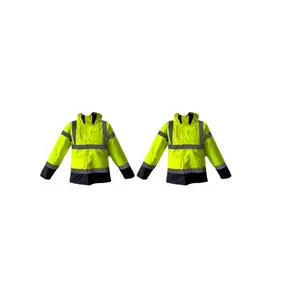 Veiligheidsconstructie Werkkleding Industriële Hi-Vis Reflecterende Veiligheidsjas Met Logo