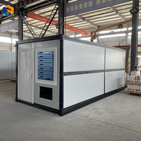 Maison de conteneur de bureau préfabriquée en acier portable de 20 pieds et 40 pieds pour appartement, pour la construction de salles de bain dans les hôtels, les écoles, les maisons