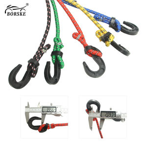 Sangles de fixation réfléchissantes pour moto, camion, <span class=keywords><strong>remorque</strong></span>, vélo, bagages, casque, cordes élastiques avec crochets en plastique - Product Image 3