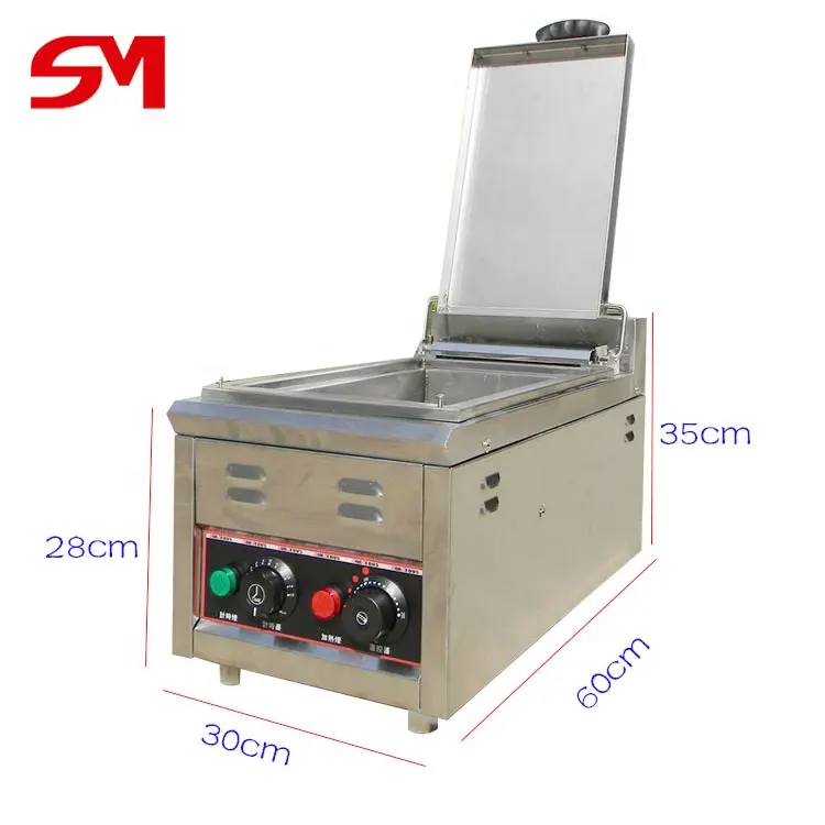 Machine à friture automatique, w, nouveau Design en acier inoxydable, Samosa, gyozza
