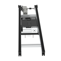 Unité de levage et de transfert de palettes avec convoyeur à courroie synchrone, module de levage motorisé pour système de ligne d'assemblage automatisée