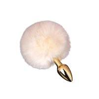 Plug anal en forme de queue de lapin, petit plug anal en métal, plug anal en acier inoxydable, entraîneur de dilatation, jouets sexuels anaux pour adultes
