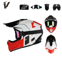 Casque de moto DOT transfrontalier tout-terrain pour la course et le VTT, en ABS, respirant, universel quatre saisons, coloré et stylé