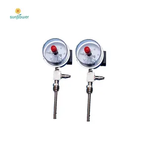 0-200c V-Vorm Industriële Glazen Thermometer