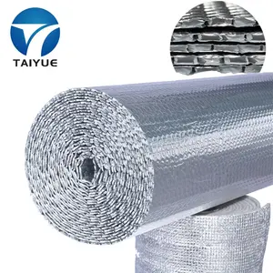 High R value Thermal Insulation Blankets Single Bubble Double Foil Roof Insulation Roll