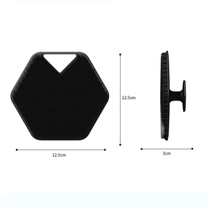 Spazzola Esfoliante per il <span class=keywords><strong>Corpo</strong></span>, Scrubber Piatto per Doccia, Massaggiante e Detergente, in Silicone Morbido Nero per Neonati e Adulti - Product Image 6