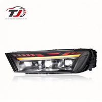 Pour Audi Q7 Phares 2016-2019 : Ensemble de phares LED amélioré 2025 avec feux de jour (DRL) et clignotants séquentiels