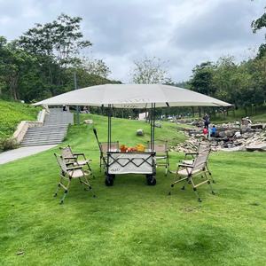 2024 nuevo diseño eléctrico plegable Picnic <span class=keywords><strong>Camping</strong></span> <span class=keywords><strong>carro</strong></span> aplicación móvil Control plegable playa <span class=keywords><strong>Carro</strong></span> con dosel <span class=keywords><strong>tienda</strong></span> parasol - Product Image 6