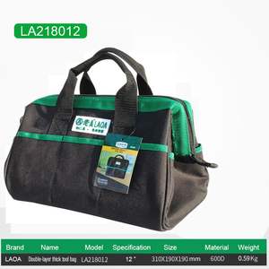 LAOA Sac à outils d'électricien 600D de grande capacité, étanche, pour les kits de réparation en polyester durable. - Product Image 6