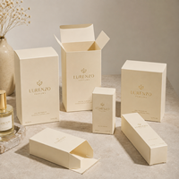 Boîte d'emballage en papier pour crème pour le visage avec gaufrage de luxe personnalisé, emballage de flacon de cosmétiques, boîte de maquillage, emballage de cosmétiques