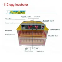 鶏卵インキュベーター112個/低消費電力ウズラ卵インキュベーター工場直送