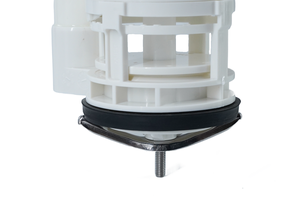 Valve de chasse double haute performance pour réservoirs de toilettes avec tube de trop-plein réglable et kit de joints d'étanchéité premium - Product Image 2
