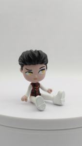 Prince Knight porte-clés vinyle résine sac à dos Clip 3D Figure cadeau décor pour les faveurs de fête à collectionner - Product Image 2