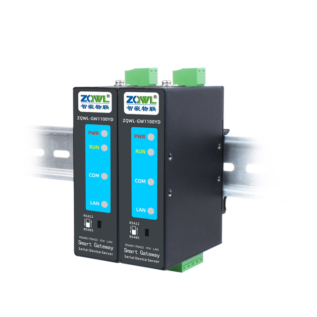 Modbus to MQTT Gateway with IoT Edge Computing 1-Port RS485/422 to Ethernet Converter for Data Acquisition