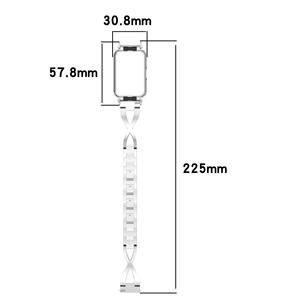 Correa deportiva <span class=keywords><strong>2</strong></span> en 1 para Samsung para Galaxy <span class=keywords><strong>Watch</strong></span> <span class=keywords><strong>Fit</strong></span> 3, correa de reloj de acero metálico con funda, Correa para Samsung <span class=keywords><strong>Fit</strong></span> 3 - Product Image 5