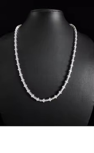 Customized White Real Gold Plated 14mm Heavy Multicolored Cuban <b>Chain</b> Link Necklace <b>for</b> <b>Women</b> and Men - Product Image 3