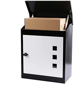Outdoor small parcel delivery box large parcel drop box smart outdoor galvanized steel mailbox