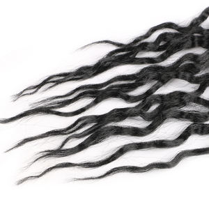 Vente en gros à chaud, forte demande, extensions de cheveux synthétiques en crochet Ombre 16 pouces Goddess Faux Locs pour un changement de <span class=keywords><strong>coiffure</strong></span> rapide - Product Image 5