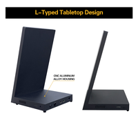 Iklan Multimedia Cerdas Layar LCD Desktop Berbentuk L 13,3 Inci untuk Pusat Perbelanjaan Toko Ritel