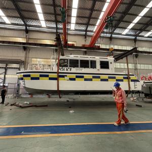 Imbarcazione <span class=keywords><strong>da</strong></span> Lavoro in Alluminio Saldato, Catamarano per Pattugliamento e Soccorso Marittimo - Product Image 2