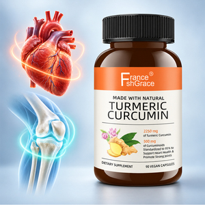 Complément de Curcuma Personnalisé Shecome pour le Soutien Articulaire, la Digestion et l'Énergie – Curcumine avec Capsules de Poivre Noir - Product Image 1