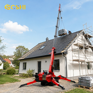 Mini gru a ragno da 5t con cestello per operatore, ventosa per vetri <span class=keywords><strong>e</strong></span> braccio estensibile per il sollevamento <span class=keywords><strong>e</strong></span> la manutenzione di facciate in edifici alti - Product Image 3