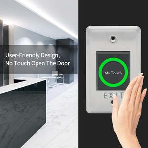 Thép Không Gỉ Không Có Cửa Cảm Ứng Phát Hành Nút Thoát No/NC/COM Cảm Biến Chuyển LED Chỉ Báo Cho Kiểm Soát Truy Cập - Product Image 6