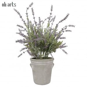 Flor Artificial de Lavanda de Plástico de Alta Calidad de 43 cm para Interiores y Exteriores, Decoración de Bodas - Product Image 1
