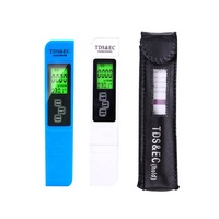 Compteur TDS & EC portable numérique LCD, de haute qualité, petit numérique LCD, température de prise en main, pour filtre à eau RO, eau Potable,