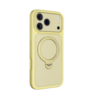 Funda Magnética de Lujo para Teléfono con Lente de Precisión y Soporte Giratorio de 360°, Absorción de Impactos, para iPhone 16 15 14 13