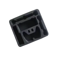 Insert en mousse EVA antistatique personnalisé, gravure CNC, doublure conductrice EVA antichoc pour l'emballage des composants électroniques