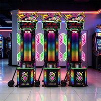 Machine de jeu d'arcade de test de force à monnayeur, jeu de récompense de force pour parc d'attractions avec prises US, EU, UK, AU