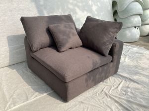 छोटे आकार और अतिथि कमरे या छोटे स्थान के लिए कम कीमत के साथ रहने वाले कमरे के लिए लक्जरी सेक्शनल सोफा सेट - Product Image 2