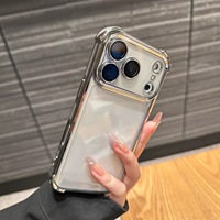 Coque pour iPhone 18 Pro Max motif animal, protection antichute à quatre coins, électroplaquée, protection intégrale de l'objectif ; Options de personnalisation en gros