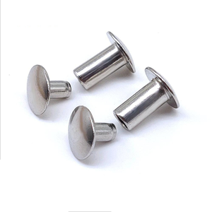 Cinturones de moda Hip Hop personalizados Pop, <span class=keywords><strong>remache</strong></span> de aluminio blanco no estándar <span class=keywords><strong>Din</strong></span> <span class=keywords><strong>660</strong></span>, cabeza cónica para sillas plegables, venta al por mayor - Product Image 4