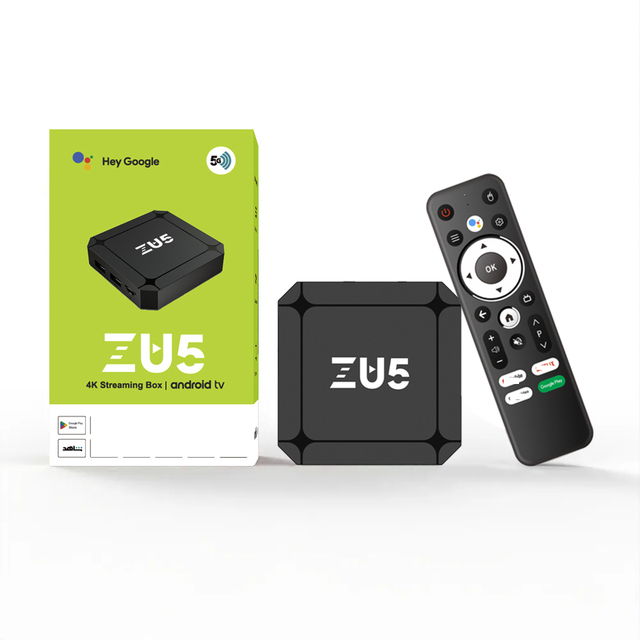 Newest Android Iatv Box ZU5 Allwinner H313 2.4G/5G Dual Band Wifi6 Smart TV Box 4K With Voice Search Assistant Function