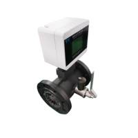 Alat Ukur Aliran Turbin Gas DN100 Hade HTZ-100 Layar Pintar Akurasi Tinggi Korektor Digital OEM Flensa Aluminium 1-1.6 Laju Aliran 1