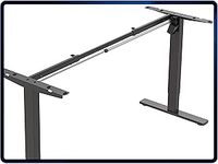 Bureau de travail moderne rectangulaire en métal pliable et extensible, convertible, réglable en hauteur, avec structure en fer, idéal pour appartement