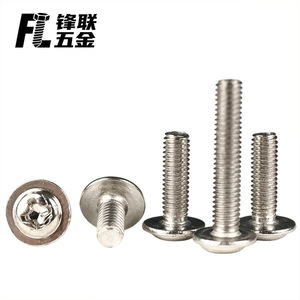 Tornillos de Cabeza Redonda Niquelados Fenglian M1 M5 con Arandelas Grado A DIN967 para Uso en la Industria de la Construcción - Product Image 2