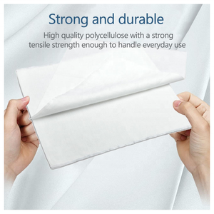 Lingette non tissée polycellulose non stérile, sans peluches, pour salle blanche, 45% polyester et 55% cellulose - Product Image 3