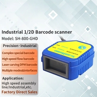 Escáner de Código de Barras Fijo de Alto Rendimiento con Mega-Píxeles Integrados, Lector de Códigos de Barras USB 1D/2D, QR, para Industria, Logística, Industrial
