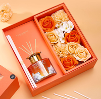 Diffuseur de parfum créatif 100 ml avec fleurs préservées, coffret cadeau longue durée, aromathérapie haut de gamme pour hôtels, vente en gros fabricant