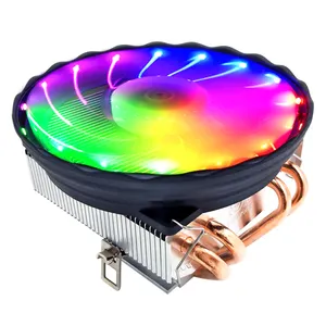 Kardan adam 4 Pin Rgb 120Mm Pwm Pc soğutucu Rgb Fan soğutucu soğutma fanı Intel AMD Cpu soğutucu soğutucu isı emici Fan Cpu