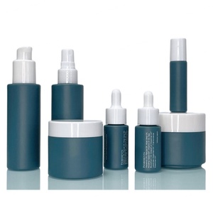 Contenants de luxe en verre pour lotions 30 50 80g 40 120 ml – Ensembles de flacons et pots cosmétiques pour soins de la peau en promotion - Product Image 1